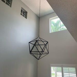 Large Amethyst Ceiling Pendant Lighting